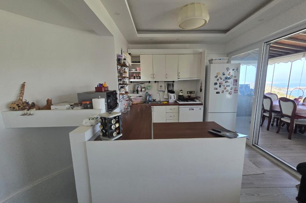 Bodrum Gümüşlük Full ve Kapanmaz Deniz Manzaralı Satılık Villa