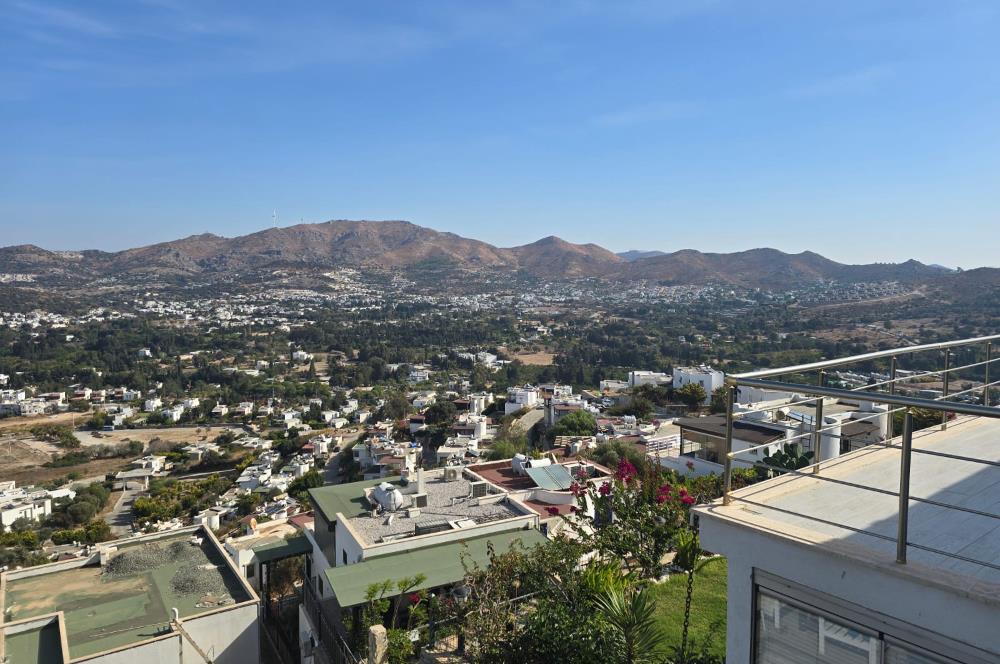 Bodrum Gümüşlük Full ve Kapanmaz Deniz Manzaralı Satılık Villa