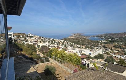 Bodrum Gümüşlük Full ve Kapanmaz Deniz Manzaralı Satılık Villa