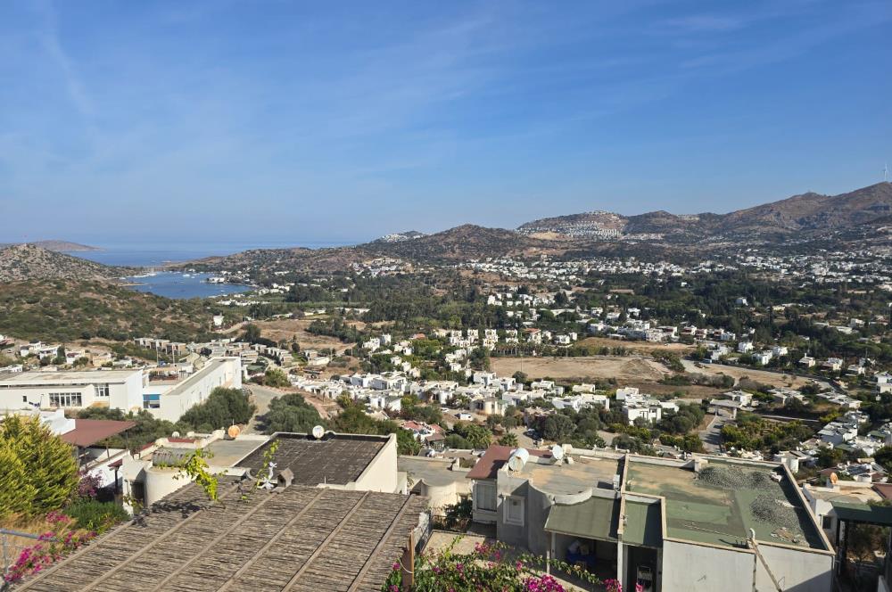 Bodrum Gümüşlük Full ve Kapanmaz Deniz Manzaralı Satılık Villa