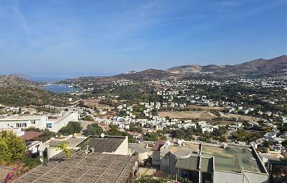 Bodrum Gümüşlük Full ve Kapanmaz Deniz Manzaralı Satılık Villa
