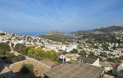 Bodrum Gümüşlük Full ve Kapanmaz Deniz Manzaralı Satılık Villa