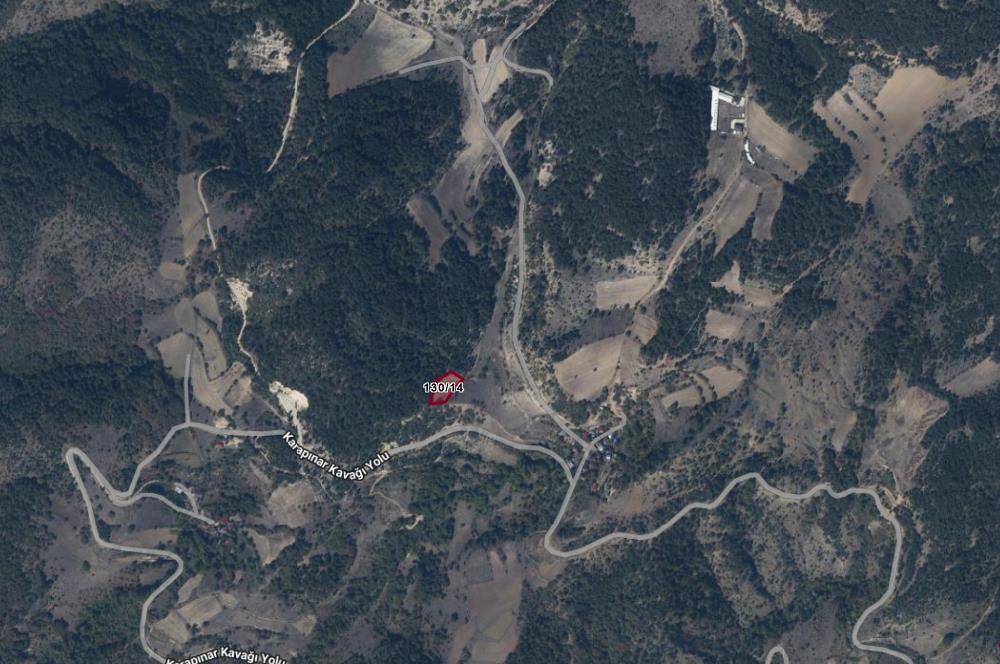 BOLU MUDURNU KARAPINARKAVAĞINDA KÖYE YAKIN SATILIK TARLA