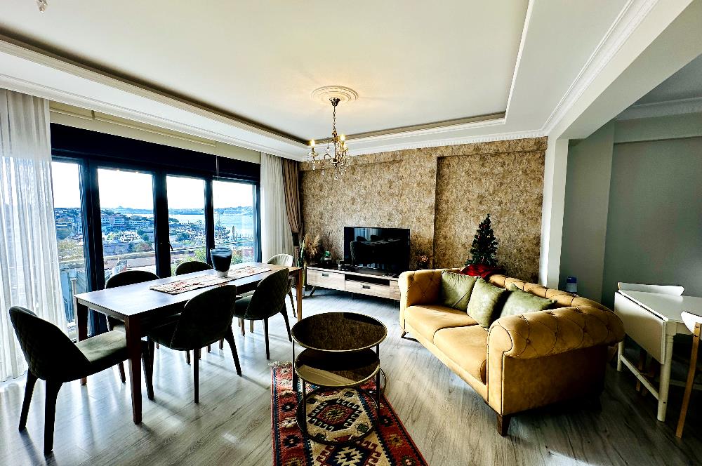 ÜSKÜDARIN KALBİNDE EŞSİZ DENİZ MANZARALI SATILIK 2+1 DAİRE