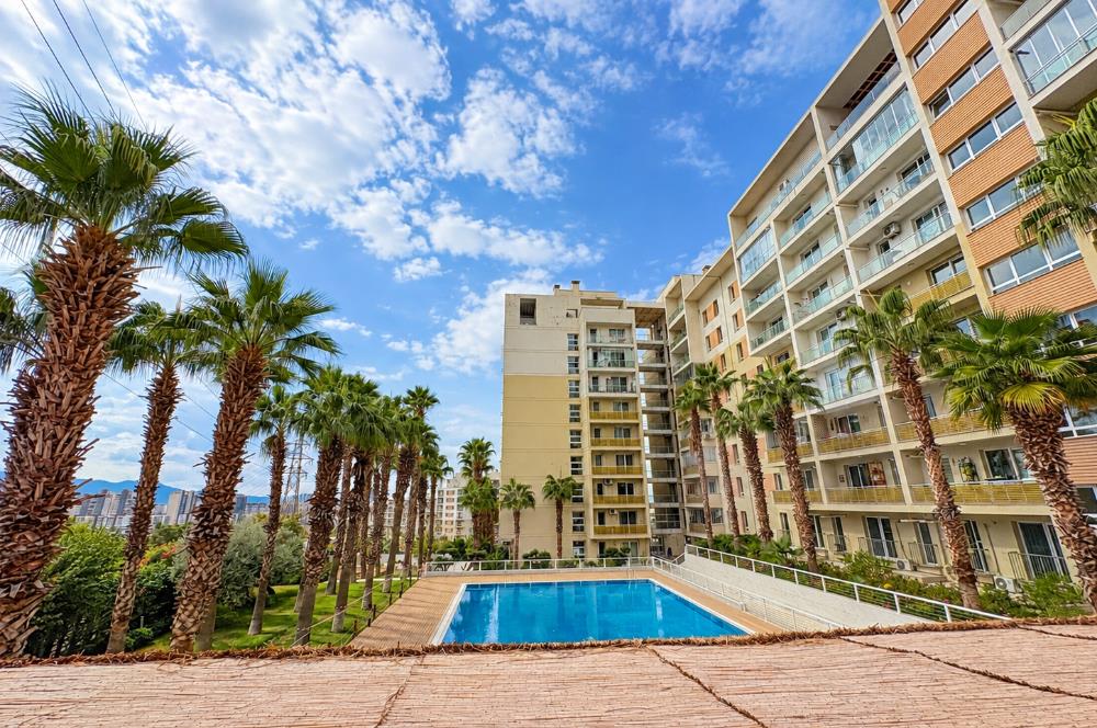 KARŞIYAKA SOYAK SİESTA BLUE SİTESİ'NDE EŞYALI KİRALIK 1+1 DAİRE