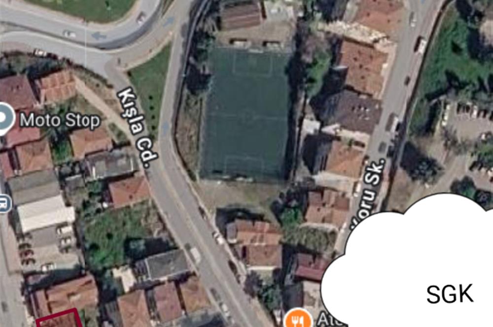 cadde üzeri Satılık Arsa