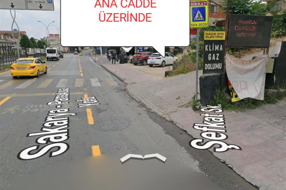 cadde üzeri Satılık Arsa