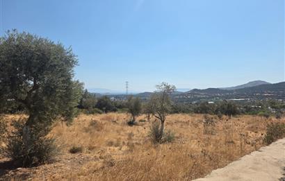 Bodrum-Ortakent Panoramik Deniz Manzaralı Satılık Arsa