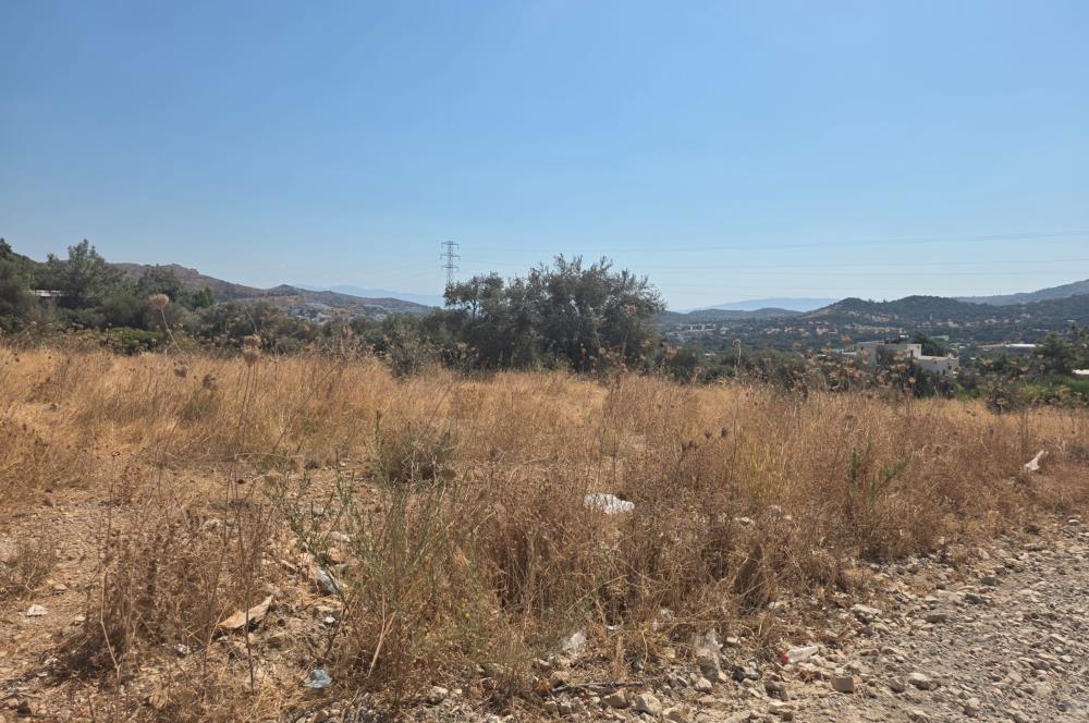 Bodrum-Ortakent Panoramik Deniz Manzaralı Satılık Arsa