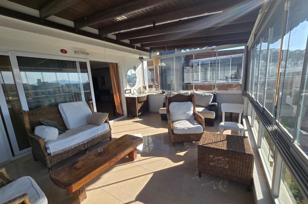 Bodrum Turgutreis Swiss Otel Karşısı  Deniz Manzaralı Tribleks Müstakil Ev