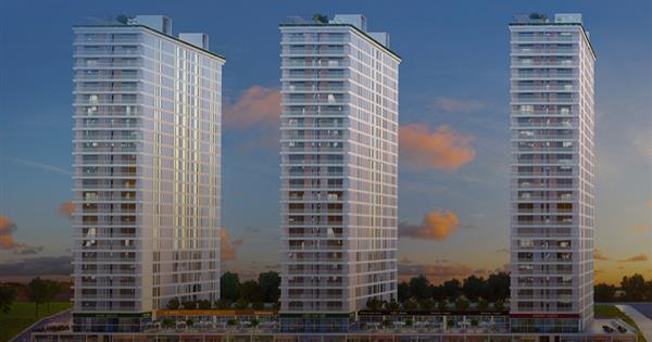 CENTURY 21 PARS'TAN MİNA TOWERS'DA SATILIK BÜYÜK TİP 1+1 DAİRE - 38107