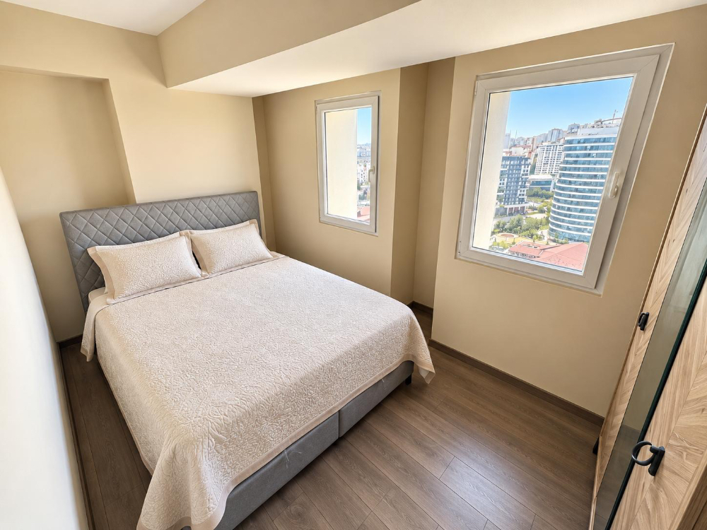 KAĞITHANE MİNT SATILIK DAİRE , ÖN CEPHE VE ŞEHİR MANZARALI
