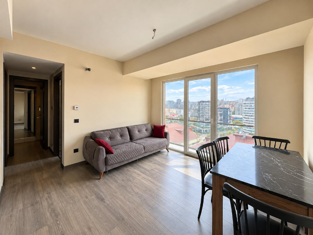 KAĞITHANE MİNT SATILIK DAİRE , ÖN CEPHE VE ŞEHİR MANZARALI